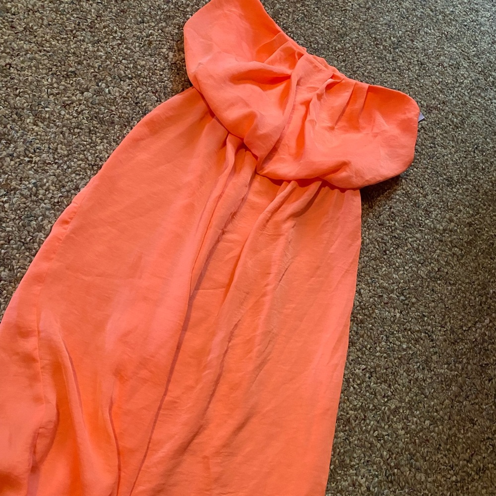 Peach dress